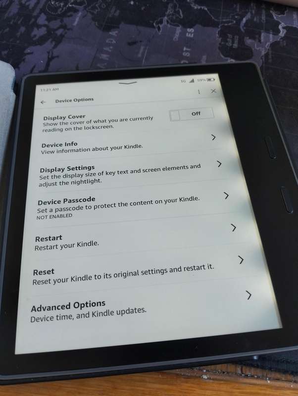 Kindle Oasis 9th gen 32GB Model number - G000 S111