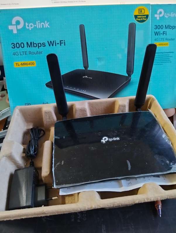 TP-LINK TL-MR6400 4G LTe router - It take a sim card
