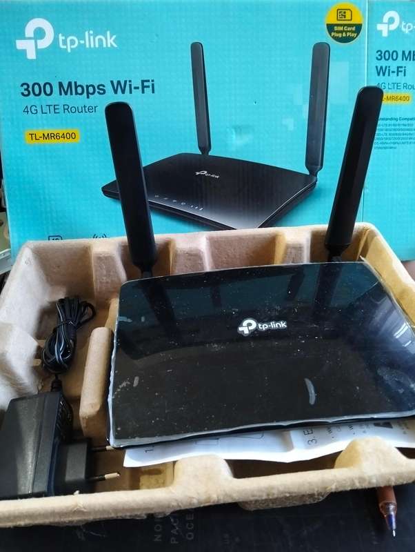 TP-LINK TL-MR6400 4G LTe router - It take a sim card