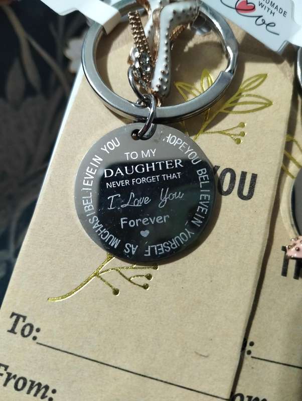 x2 Pcs Keychain - Daughter and Son