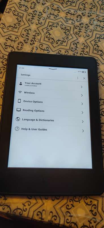 Amazon Kindle Paperwhite  7th Generation 6inch 4GB - Model G090G105