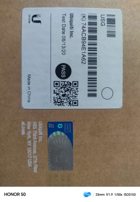 Ubiquiti Unifi Security Appliance (USG), Single,White