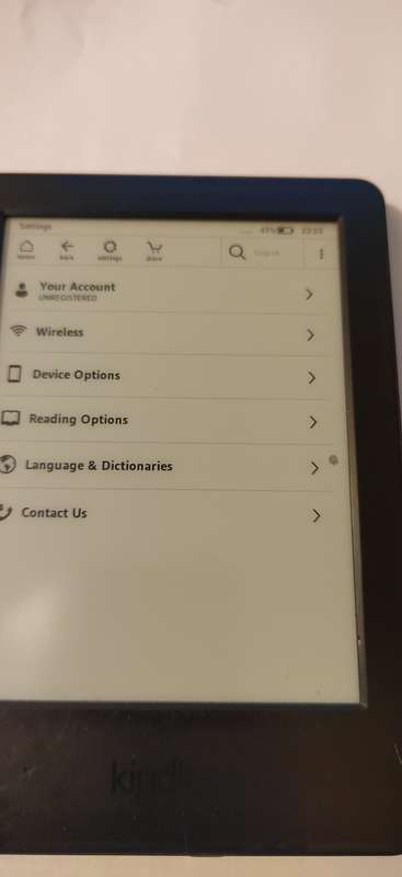 Amazon Kindle Paperwhite  7th Generation 6inch 4GB - Model 90C6