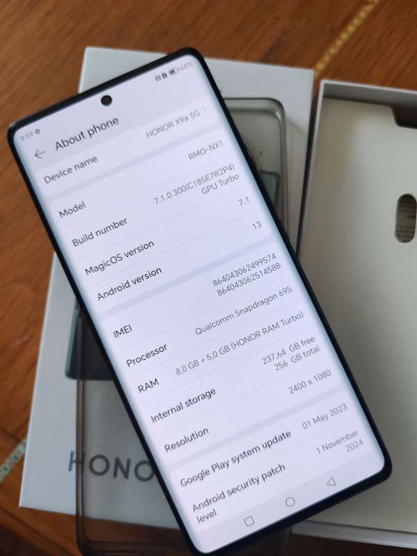 Honor X9A 5G 256/8GB Dual Sim Emerald Green