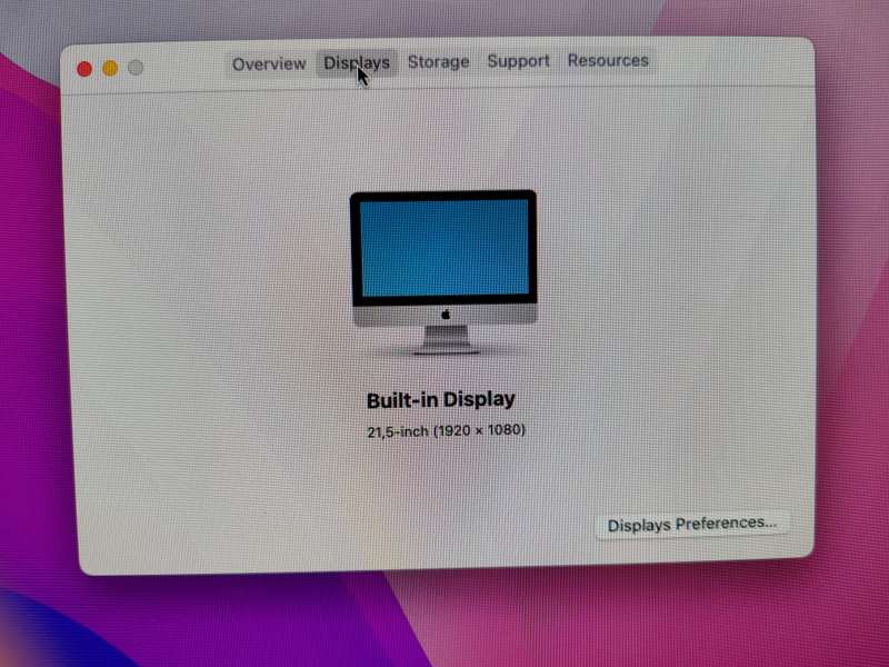 iMac 2015 21.5inch, 1000GB SSD and 8GB RAM