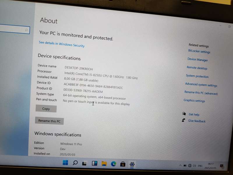 Lenovo ThinkPad L480 i5 8th generation