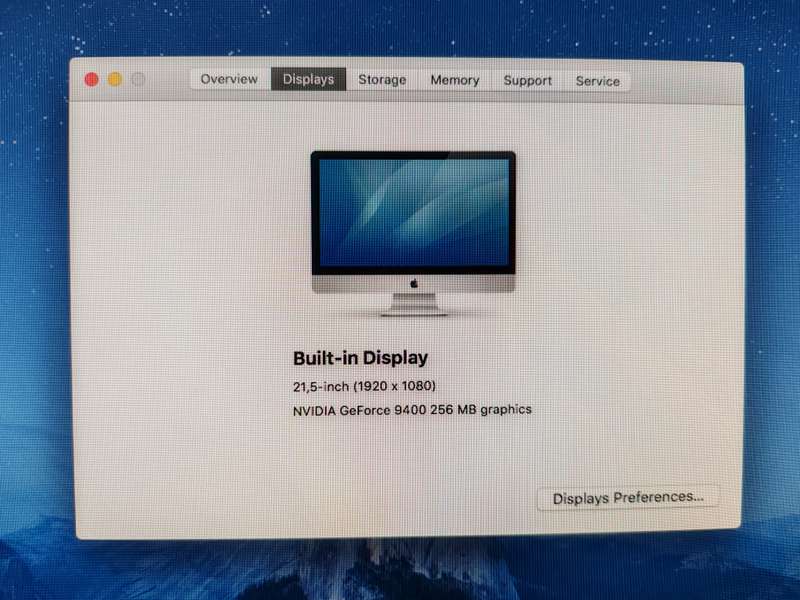iMac mid 2009  in good condition 21.5inch, 500GB SSD, 12GB RAM
