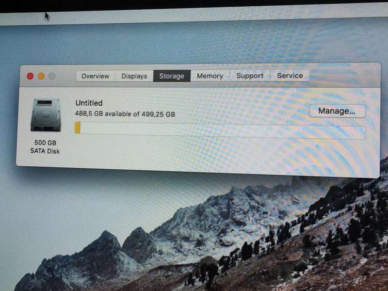 iMac mid 2011 i5 in good condition 21.5inch, 500GB HD, 8GB RAM