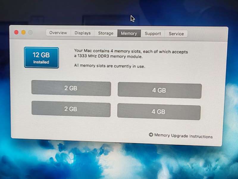 iMac mid 2011 i5 in good condition 21.5inch, 500GB HD, 12GB RAM