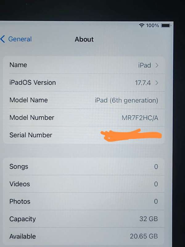 IPad 6th gen 32gb 4G and wifi clean condition