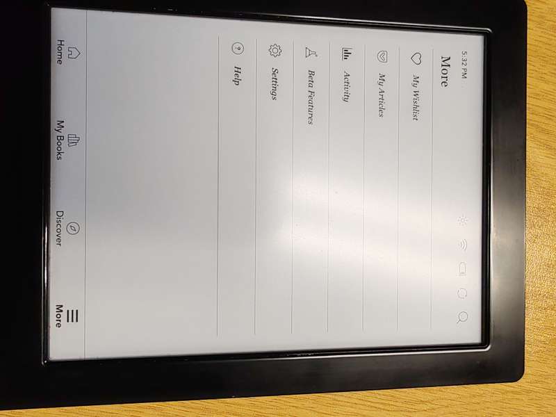 Kobo Aura H20 N250 -  eReader Wi-Fi 4GB