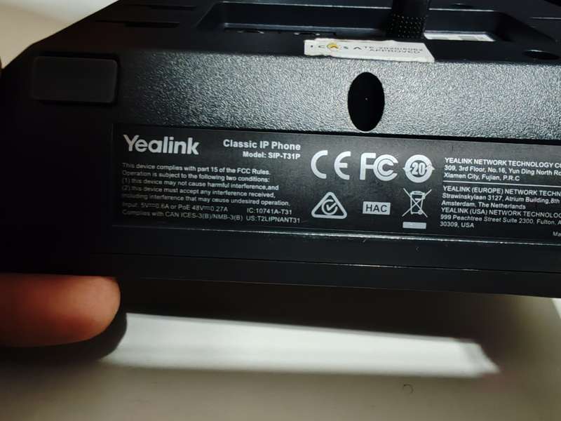 YEALINK  MODEL SIP- T31P