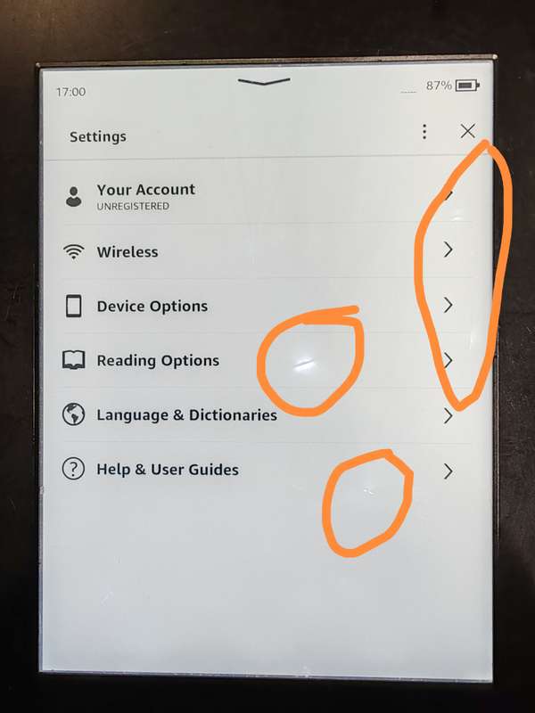 Amazon Kindle 7th generation Paperwhite e-reader 6inch 4GB -  Model G090G1