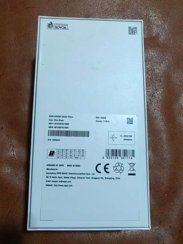 OPPO Reno 12F phone