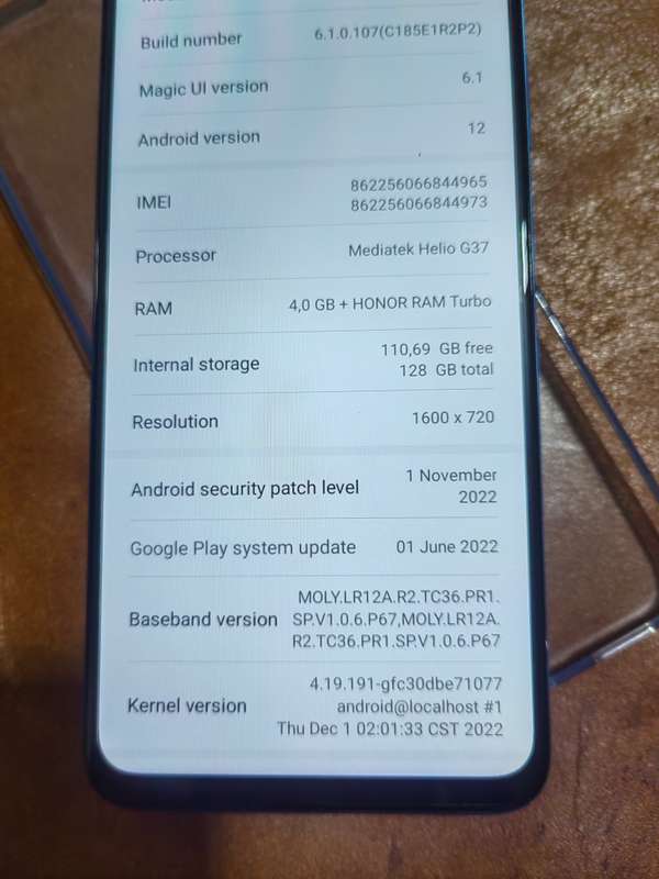 HONOR X7A