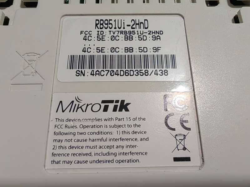 MikroTik RB951Ui-2HnD