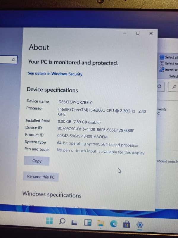 Dell Vostro 3559 i5 6th gen