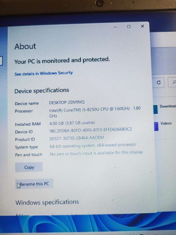 Lenovo IdeaPad  i5 8th generation