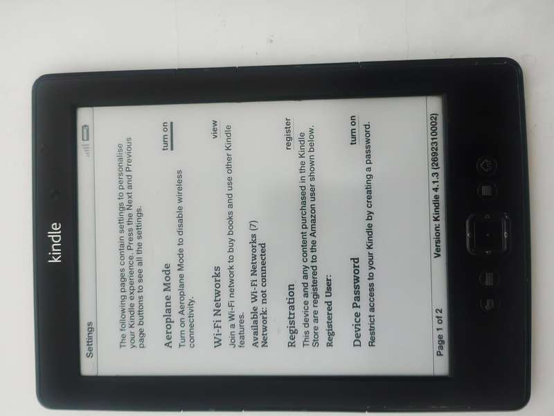 AMAZON KINDLE  D0100 4th gen 2GB STORAGE