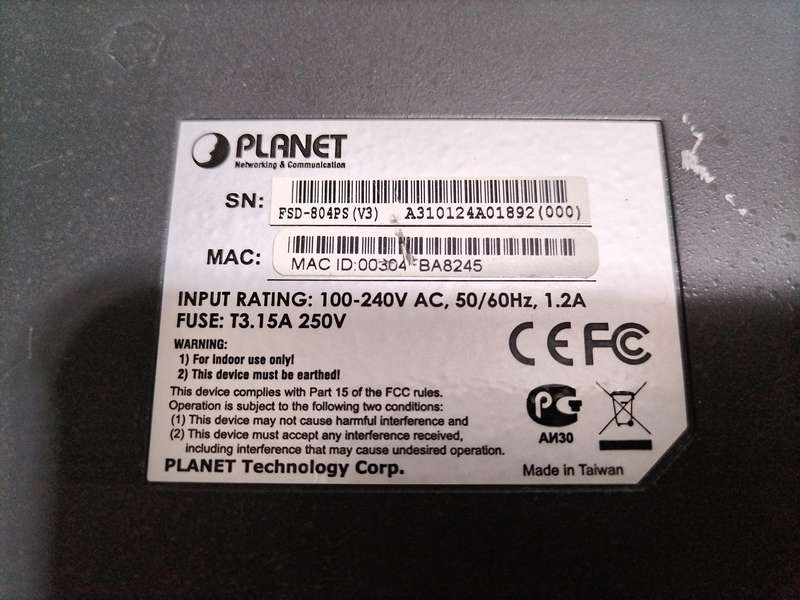 PLANET F S D- 804PS