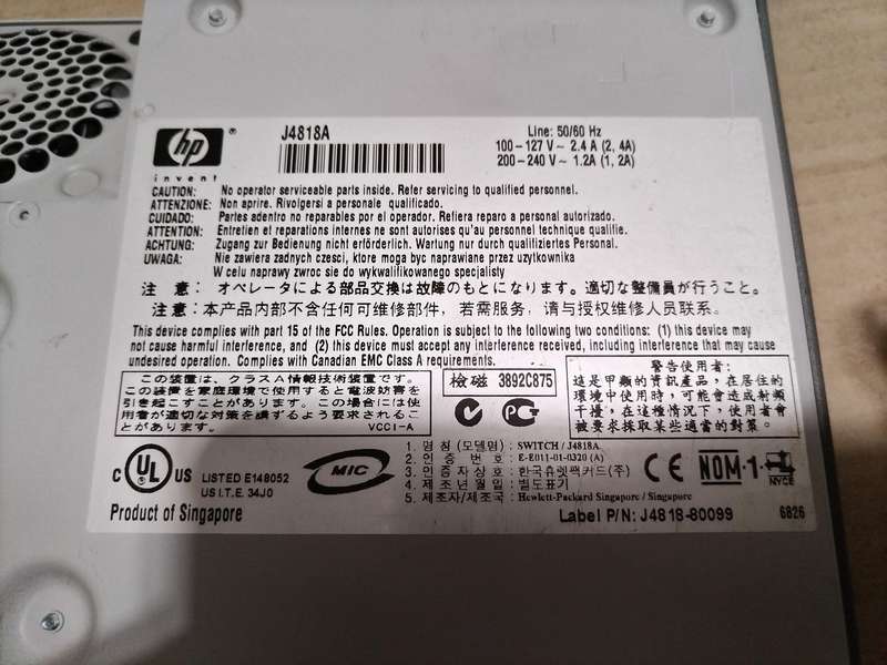 HP ProCurve Switch 2324 J4818A  - network switch