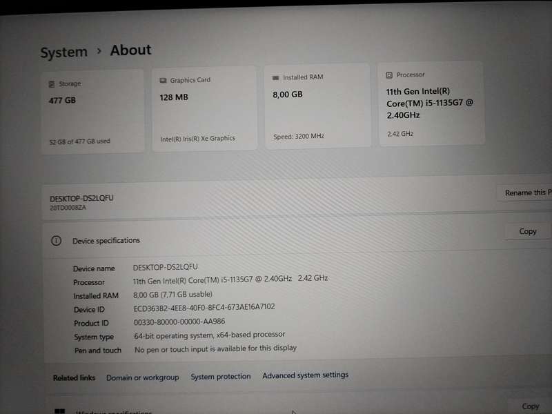 Lenovo ThinkPad E15 11th generation - Laptop