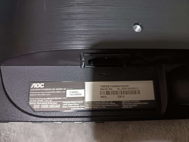 Proline  E1660Sw DISPLAY MONITOR 15.6 inch