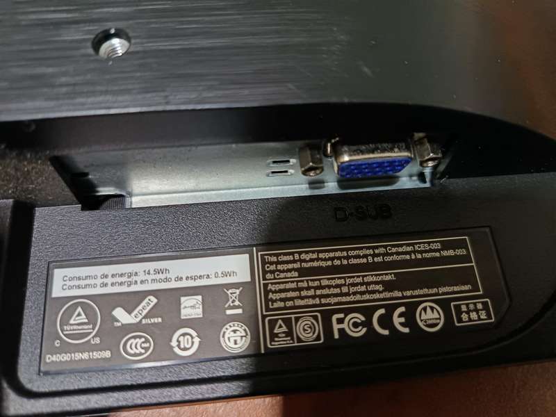 Proline  E1660Sw DISPLAY MONITOR 15.6 inch
