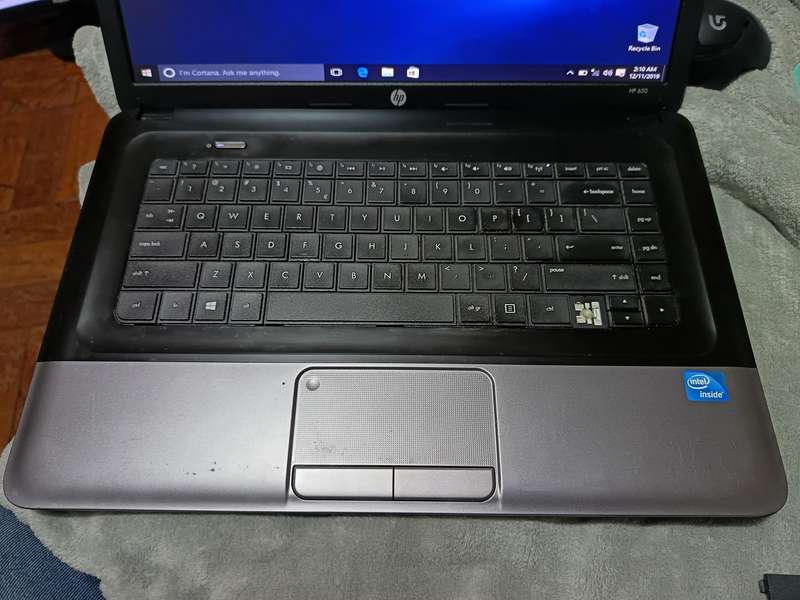 Hp laptop model number 650