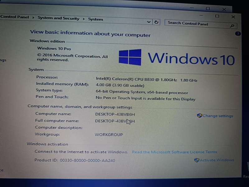 Hp laptop model number 650