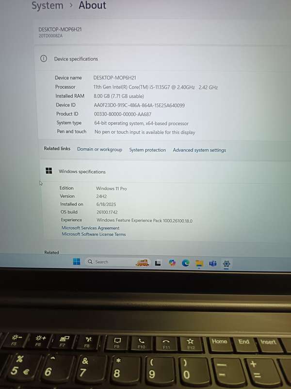 Lenovo ThinkPad E15 11th generation - Laptop