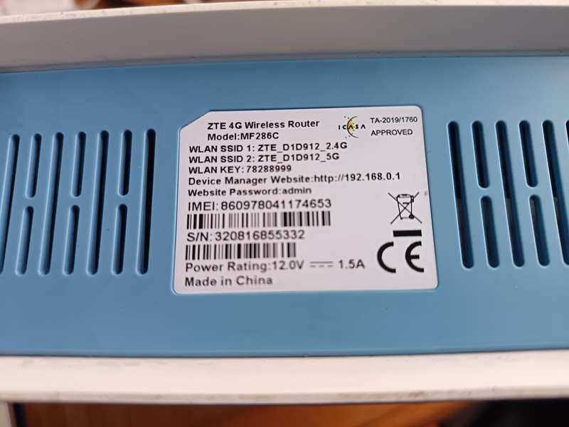 ZTE MF286R LTE Wireless Router to Power 4G Data Access MTN ONLY
