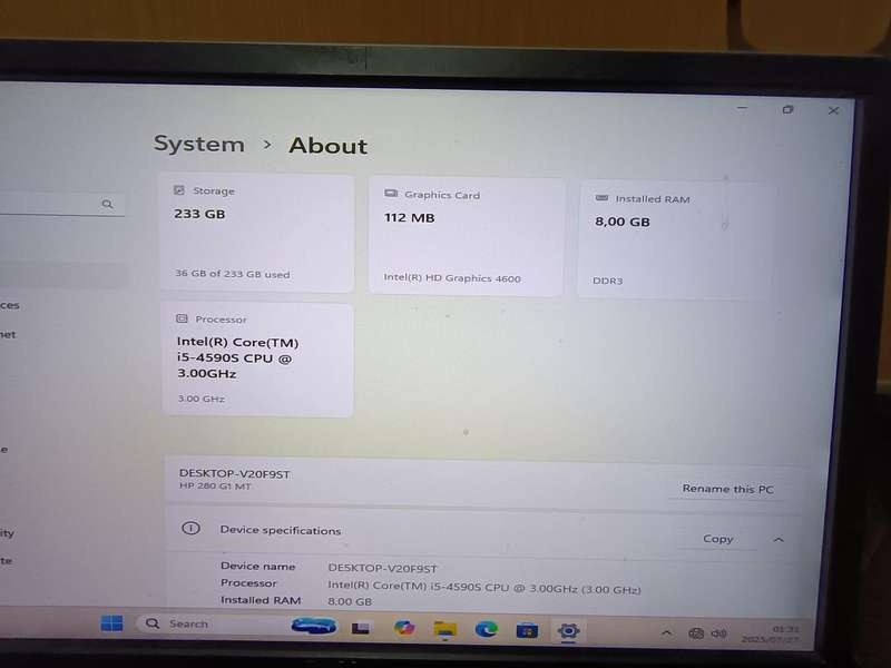 Proline i5 4th gen PC Desktop