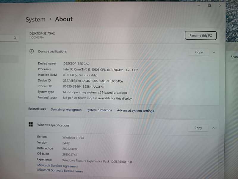 Lenovo V50t Intel Core i3 Desktop PC  BOX