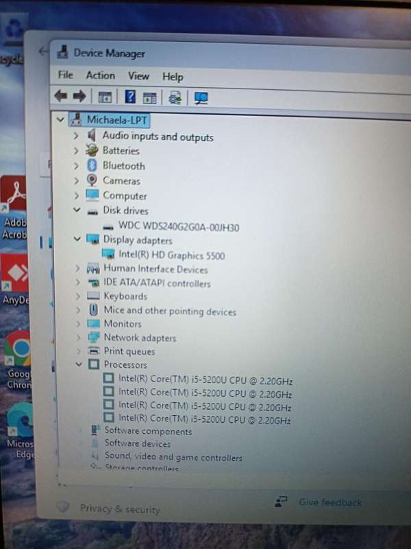 Dell LATITUDE 3550 i5 5th gen Laptop