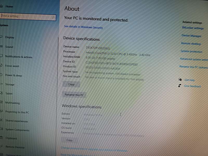 Dell Desktop i3 3rd generation MODEL- OPTIPLEX 7010 PC