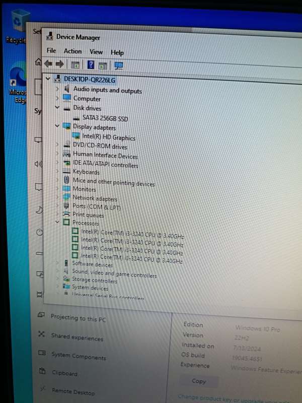 Dell Desktop i3 3rd generation MODEL- OPTIPLEX 7010 PC