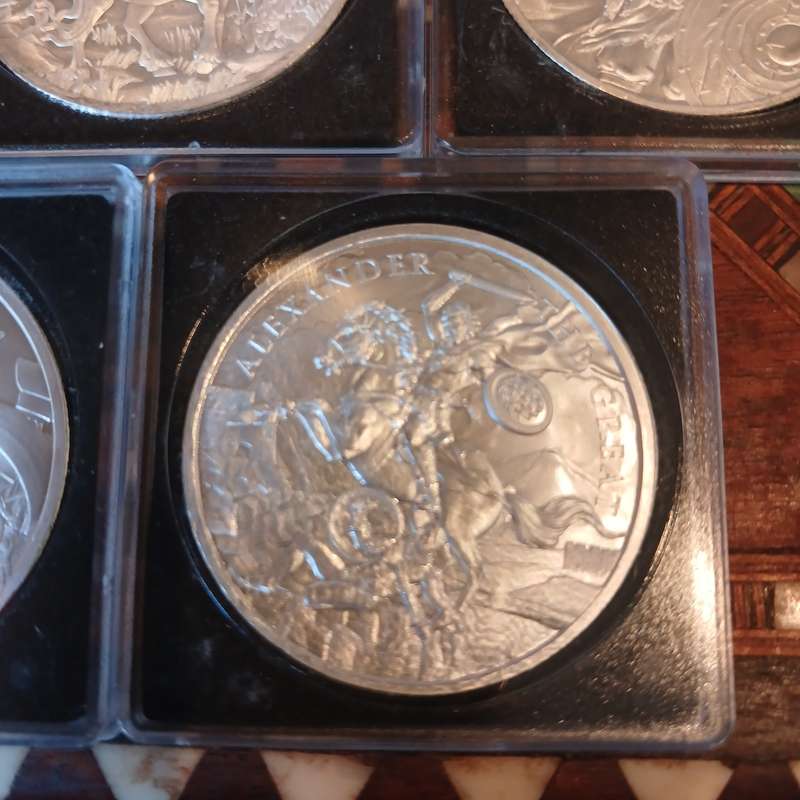 Legendary warrior Silver .999 1 oz coins - Set of 5
