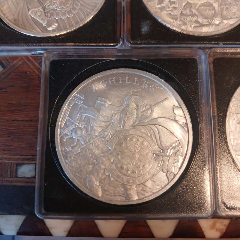 Legendary warrior Silver .999 1 oz coins - Set of 5
