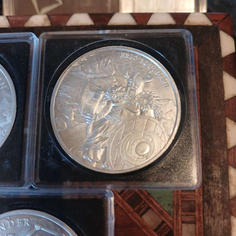 Legendary warrior Silver .999 1 oz coins - Set of 5