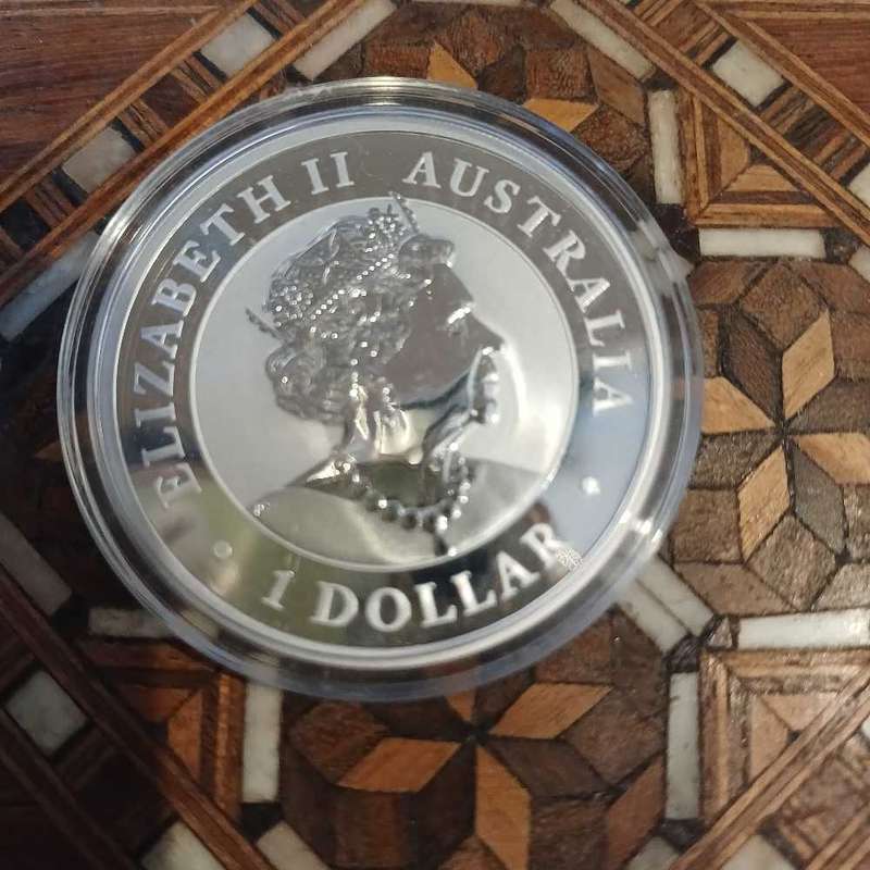Australian nugget 1 oz silver coin