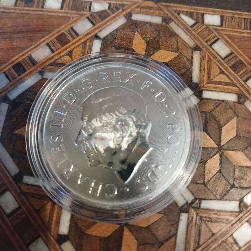 Brittania and Liberty Silver 1 Oz coin