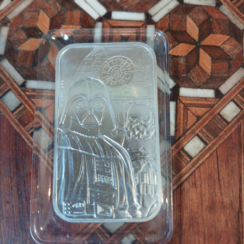 4 x Star wars 1 oz silver bars