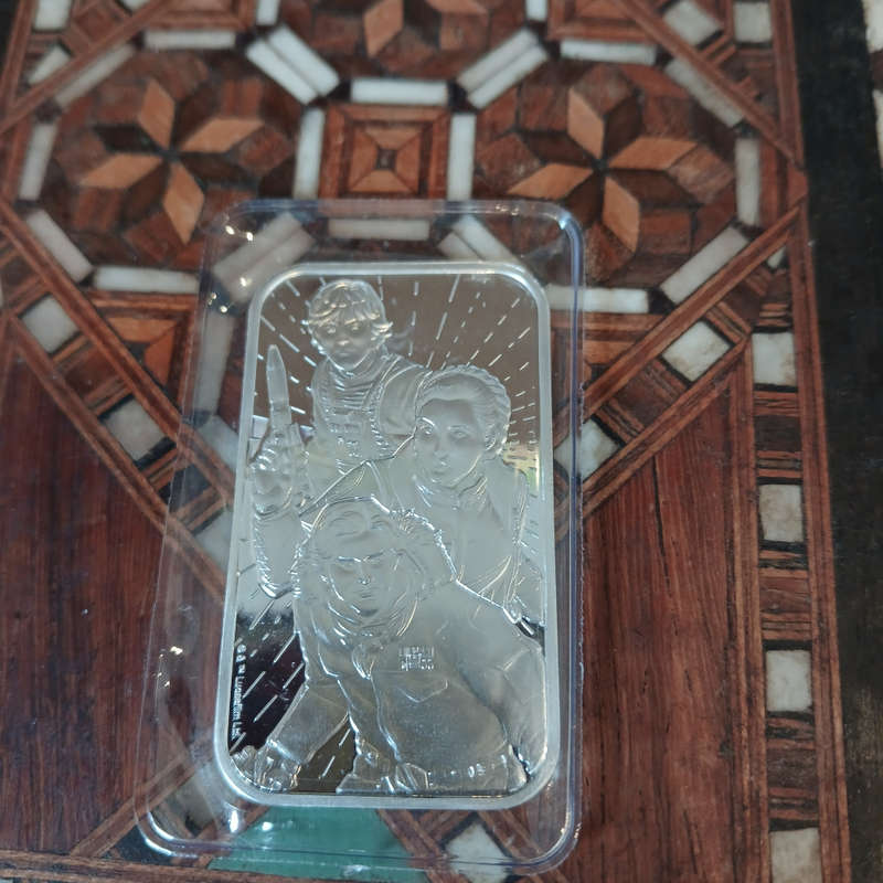 4 x Star wars 1 oz silver bars