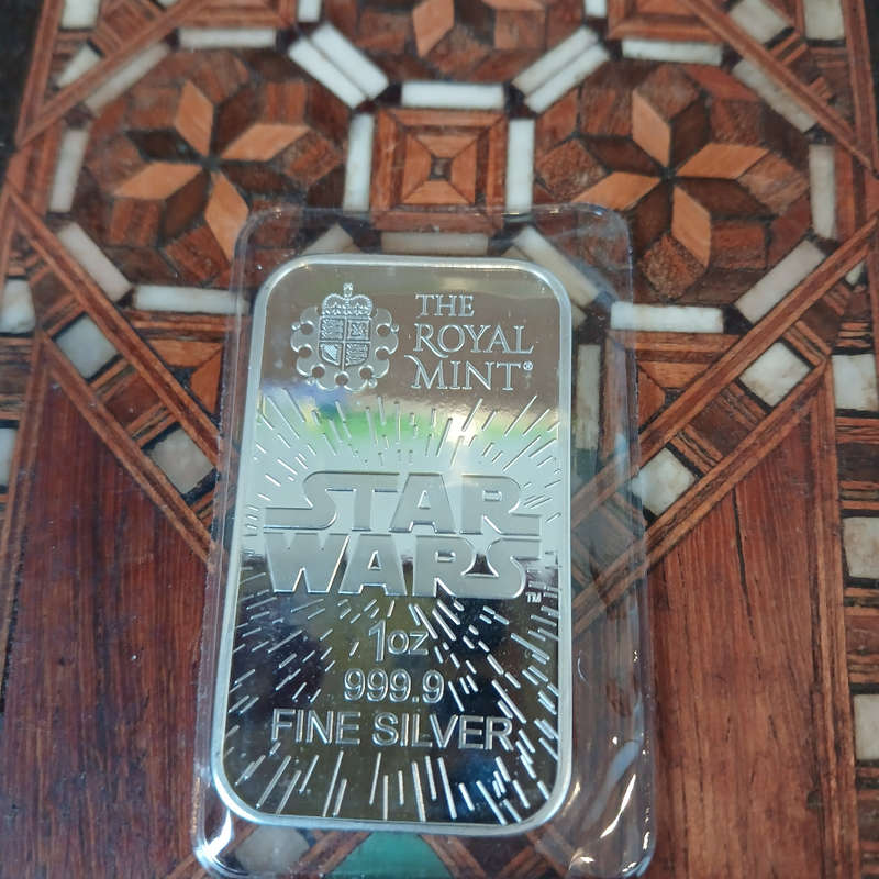 4 x Star wars 1 oz silver bars