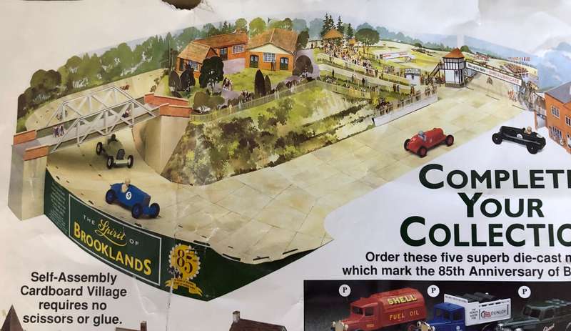 Spirit of Brooklands - Kelloggs - cars and diorama