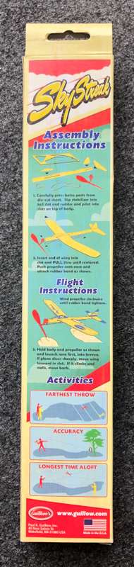 Guillows SkyStreak rubber powered gliders