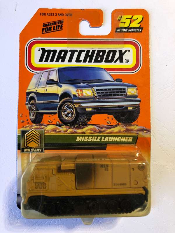Matchbox Missile Launcher