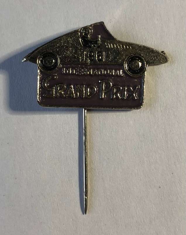 South African Grand Prix 1961 lapel pin