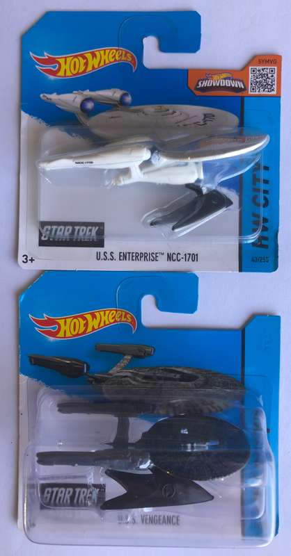 Hotwheels Star Trek x2